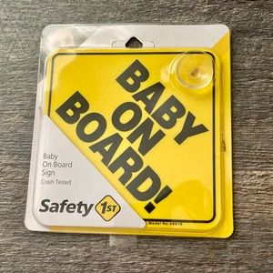 New Safety 1st Baby on Board Sign